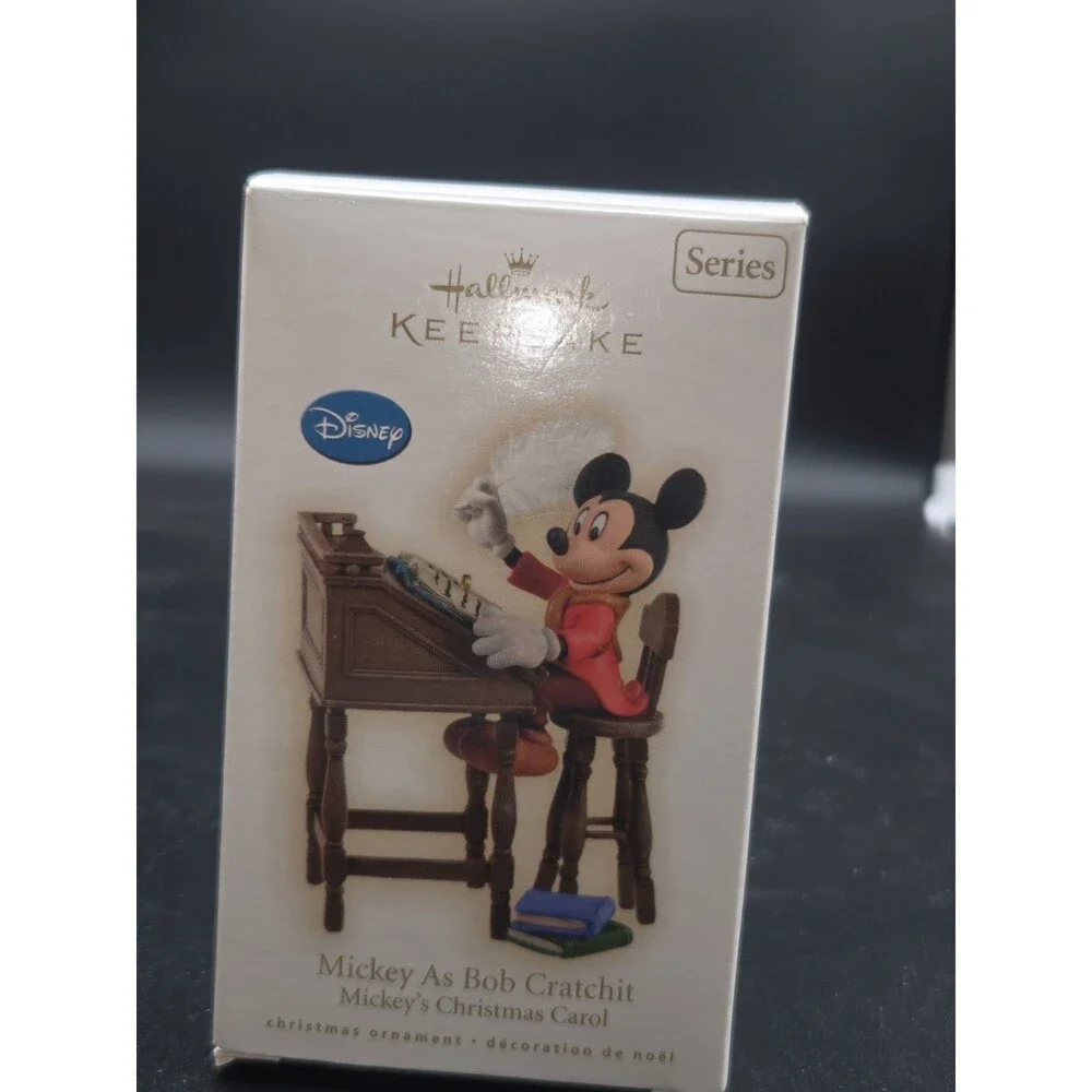 Hallmark Disney Mickey as Bob Cratchit Ornament 2009 A Christmas Carol Dickens